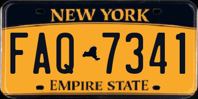 NY license plate FAQ7341