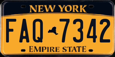 NY license plate FAQ7342