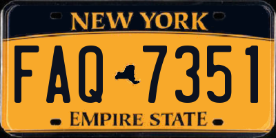 NY license plate FAQ7351