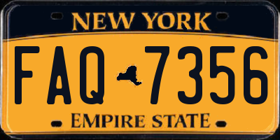 NY license plate FAQ7356