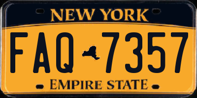 NY license plate FAQ7357