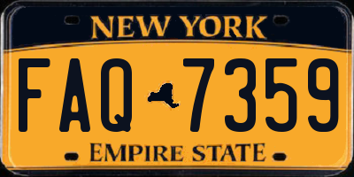 NY license plate FAQ7359
