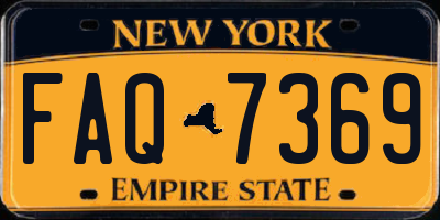 NY license plate FAQ7369