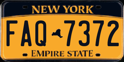 NY license plate FAQ7372