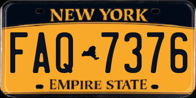 NY license plate FAQ7376