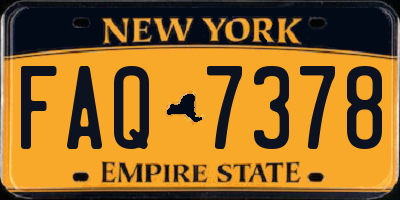 NY license plate FAQ7378