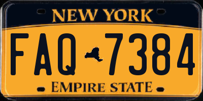 NY license plate FAQ7384
