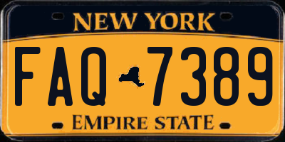 NY license plate FAQ7389