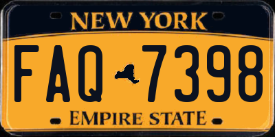 NY license plate FAQ7398