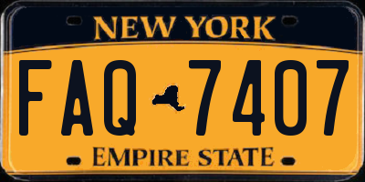 NY license plate FAQ7407
