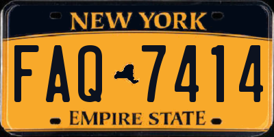 NY license plate FAQ7414