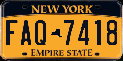NY license plate FAQ7418