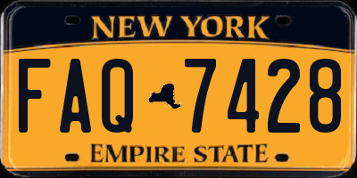 NY license plate FAQ7428