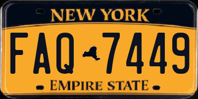 NY license plate FAQ7449