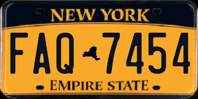 NY license plate FAQ7454