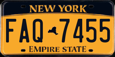 NY license plate FAQ7455