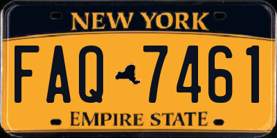 NY license plate FAQ7461