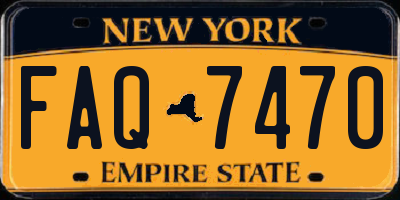 NY license plate FAQ7470