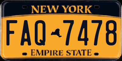 NY license plate FAQ7478