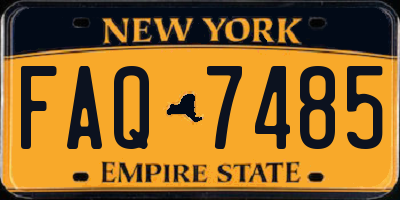 NY license plate FAQ7485