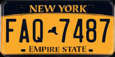 NY license plate FAQ7487