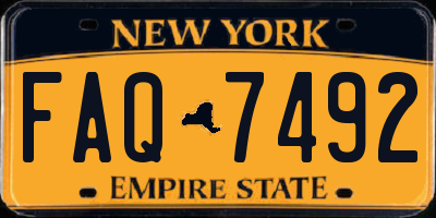 NY license plate FAQ7492