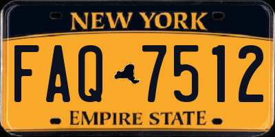 NY license plate FAQ7512