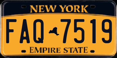 NY license plate FAQ7519