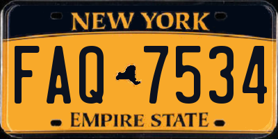 NY license plate FAQ7534