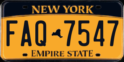 NY license plate FAQ7547