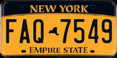 NY license plate FAQ7549