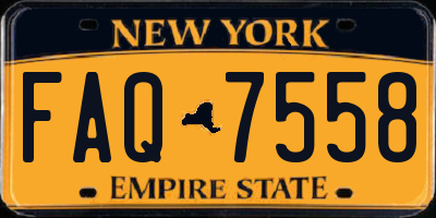 NY license plate FAQ7558