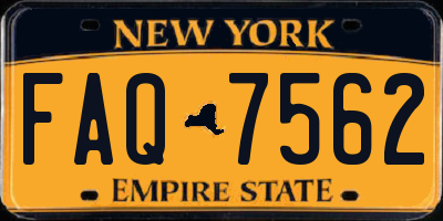 NY license plate FAQ7562