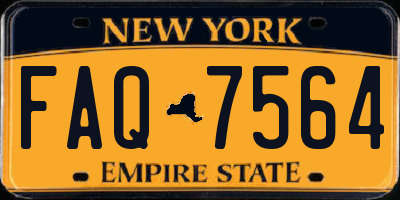 NY license plate FAQ7564