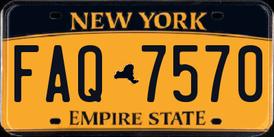 NY license plate FAQ7570