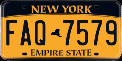 NY license plate FAQ7579