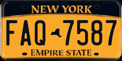 NY license plate FAQ7587