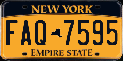 NY license plate FAQ7595