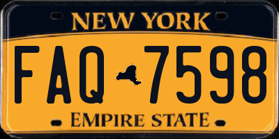 NY license plate FAQ7598