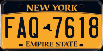 NY license plate FAQ7618