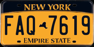 NY license plate FAQ7619
