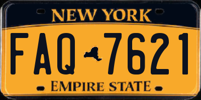 NY license plate FAQ7621