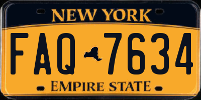NY license plate FAQ7634