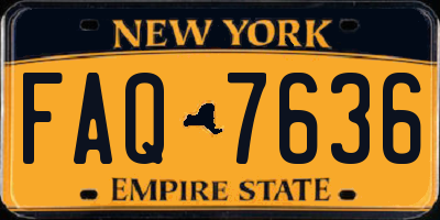 NY license plate FAQ7636