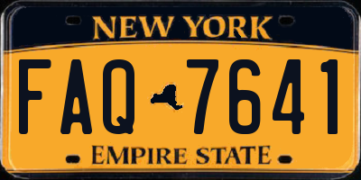 NY license plate FAQ7641