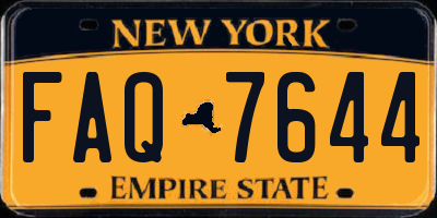 NY license plate FAQ7644
