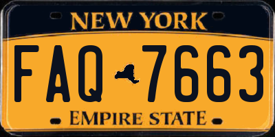 NY license plate FAQ7663