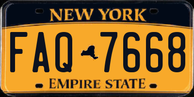NY license plate FAQ7668