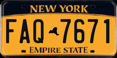 NY license plate FAQ7671