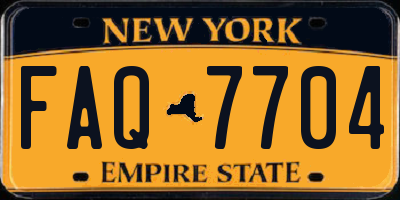 NY license plate FAQ7704